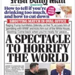 Irish Daily Mail, Front Page March 1, 2025
